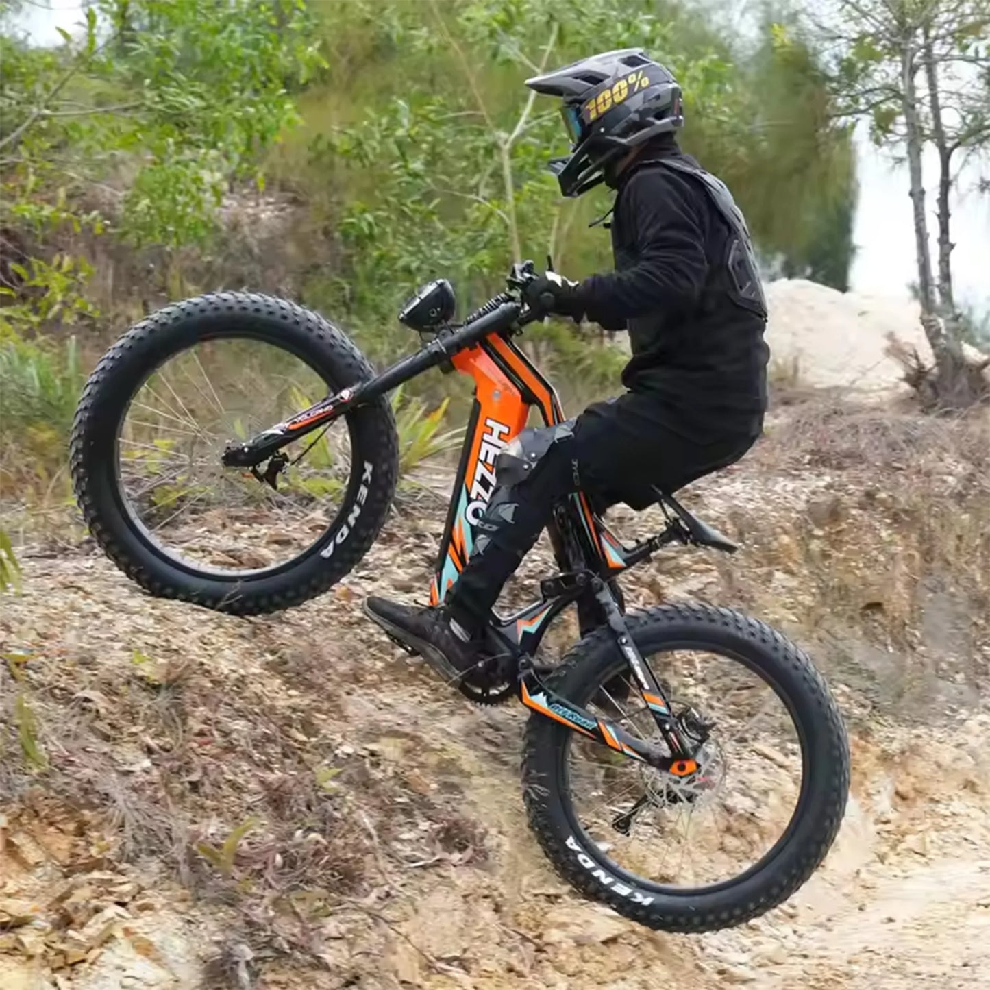 HEZZO K9 Electric Bike 1000W motor 52V 21Ah battery160N.m E bike Oil brakes with power-off protection off-road Electric bike