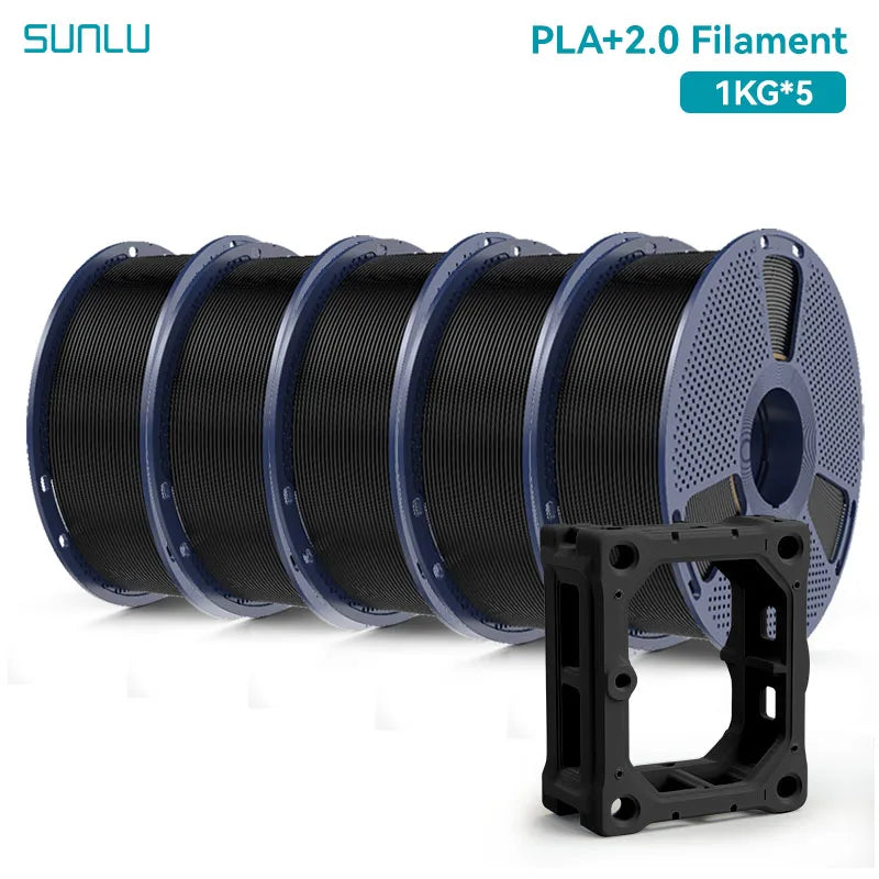SUNLU 5KG 3D Filament PLA+/PLA+2.0/AntiString PLA /PLA Meta/High Speed PLA Filamnet 1.75mm 1KG Filament for 3D Printer& 3D Pen