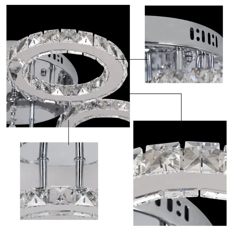 Modern Crystal Ceiling Chandelier Lamp for Living Room Pendant Light Home Art Decora Lustre Ceiling Luminaire For Dining Bedroom