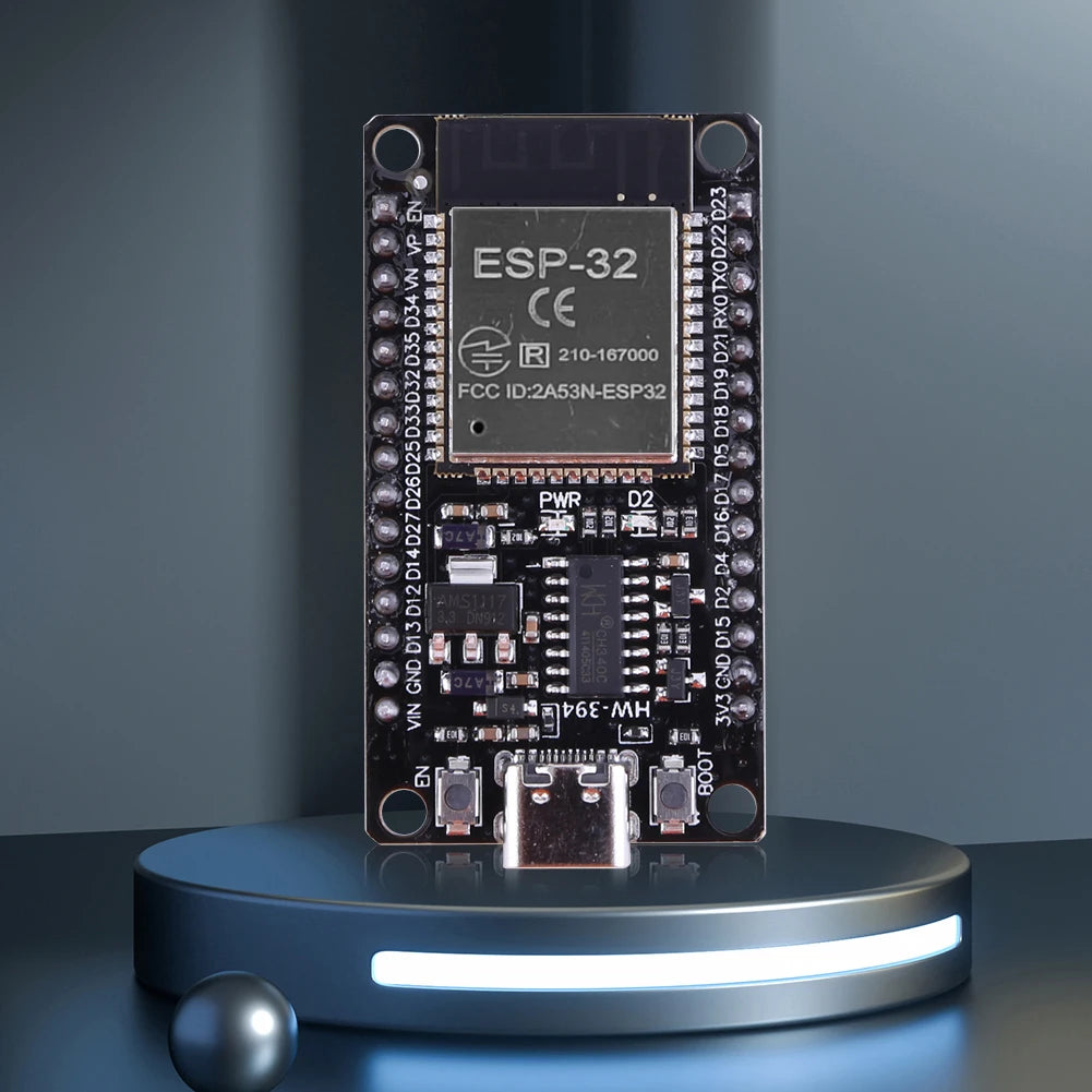 1-10PCS ESP32 WROOM-32 Development Board ESP32 TYPE-C CH340C WiFi+Bluetooth-compatible Module for IOT Development Board 32MBIT ﻿