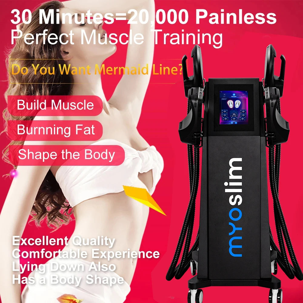 Myoslim 15Tesla 6500W High Power Body Sculpt Muscle Stimulate Slimming Machine MYOSLIM Pro Ultra RF Machine NEO Slimming Machine