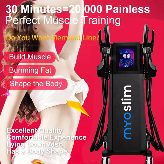 Myoslim 15Tesla 6500W High Power Body Sculpt Muscle Stimulate Slimming Machine MYOSLIM Pro Ultra RF Machine NEO Slimming Machine