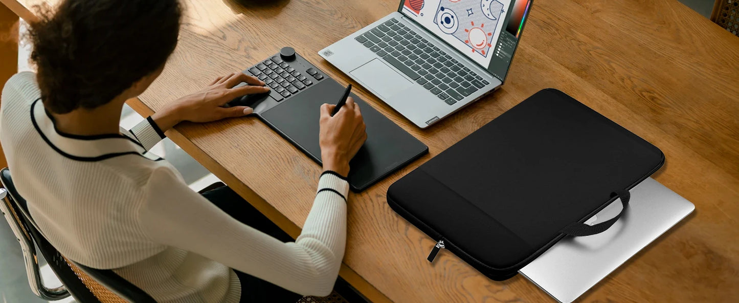 UPERFECT 24 inch Laptop Sleeve Monitor Carrying Case Compatible with iMac All in One Monitor LCD Screens Desktop Computer Travel