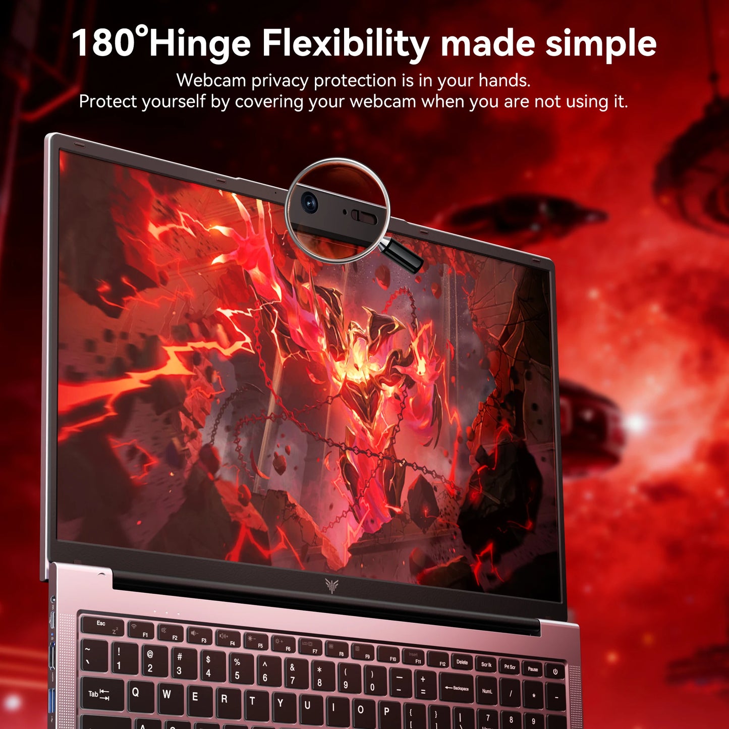 KAMRUI Laptop 17.3" Ultar Slim AMD Ryzen 3 4300U 16GB DDR4 512GB M.2 SSD Max 3.7GHz Radeon 4K 1920P FHD Win11pro Wifi5 Notebook