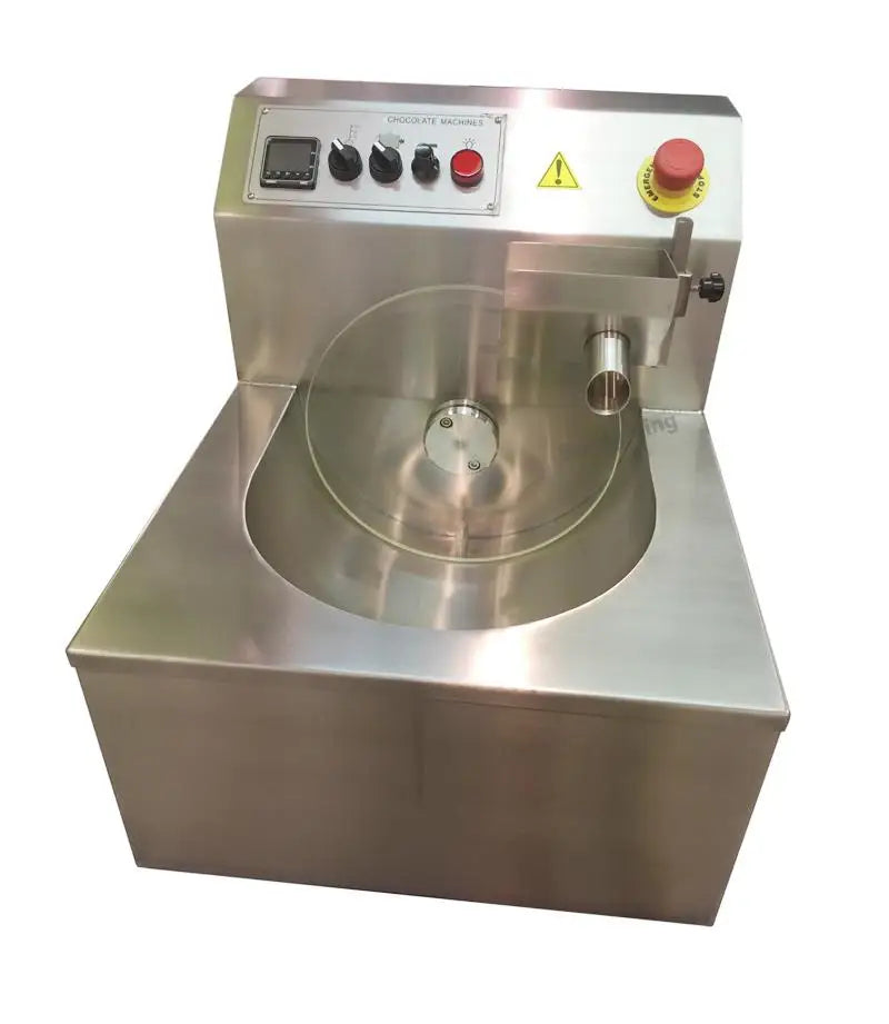 With Vibration Table Wheel Type Chocolate Tempering Machine Chocolate Melting Machine Chocolate Melting Coating Machine