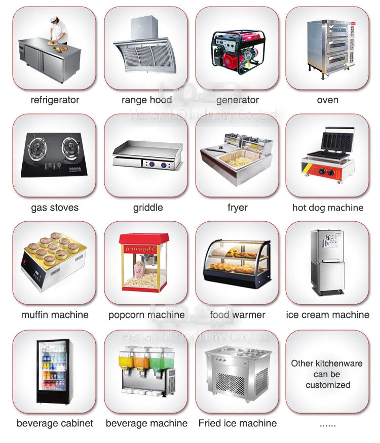 Urdream Custom Concession Catering Mobile Bar BBQ Food Trailer Fully Equipped Ice Cream Coffee Fast Food Truck Sale