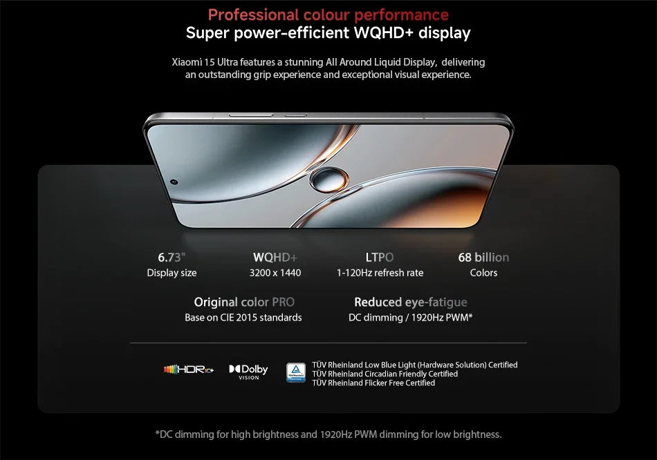 China Version Global ROM Xiaomi 15 Ultra Smartphone Snapdragon® 8 Elite AMOLED Leica 200MP Ultra Telephoto 90W HyperCharge IP68