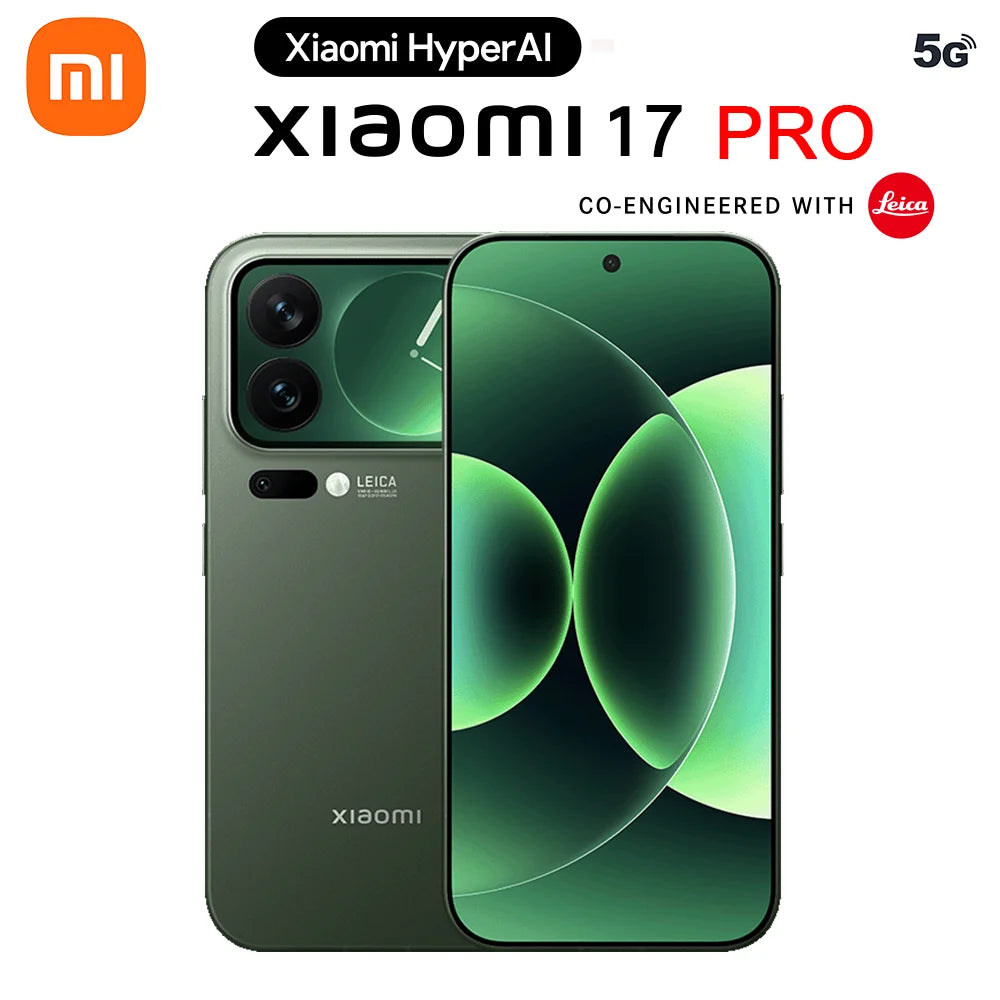Brand New Xiaomi 17 Pro Smartphone Snapdragon 8 Elite Gen5 6300mAh Battery 100W Hyper Charge 6.3" CN version NFC Dual Screen