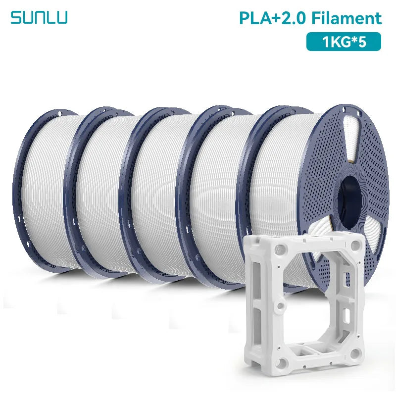 SUNLU 5KG 3D Filament PLA+/PLA+2.0/AntiString PLA /PLA Meta/High Speed PLA Filamnet 1.75mm 1KG Filament for 3D Printer& 3D Pen