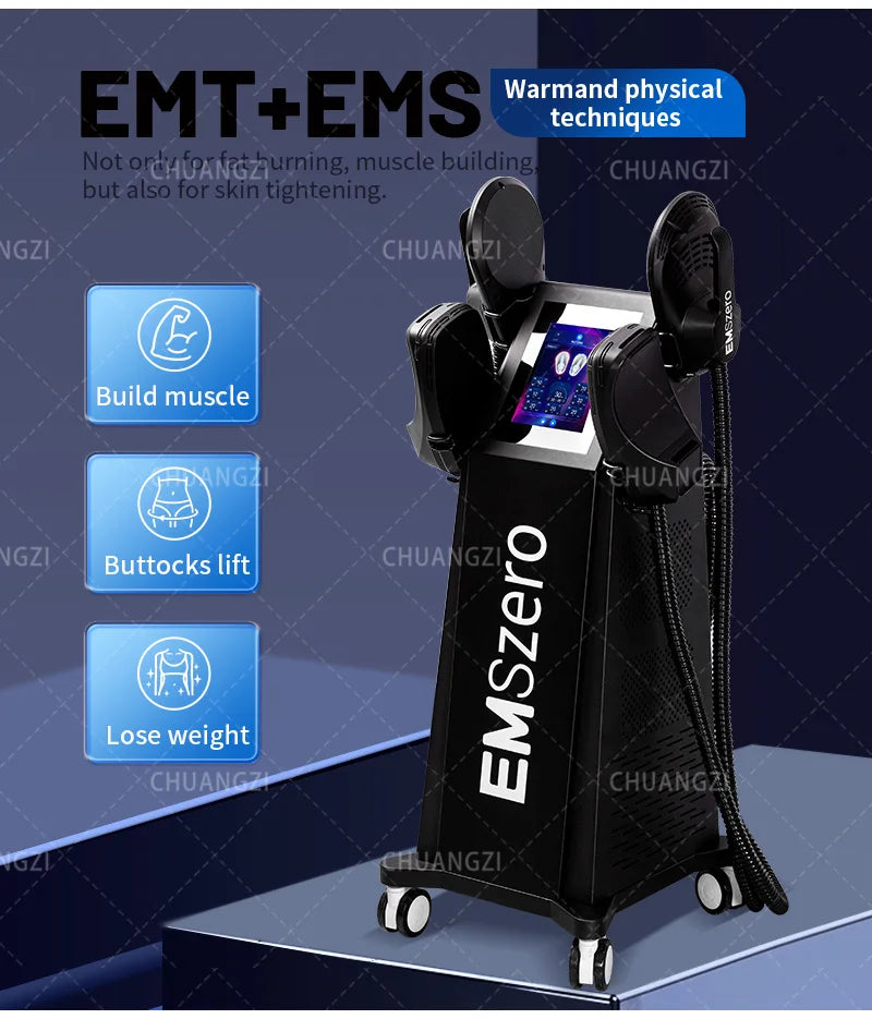 EMSzero RF EMS Body Sculpt Machine 15 Electromagnetic Sculpting Slimming Fat Stimulation Muscle Stimulation Pelvic Body EMSZERO