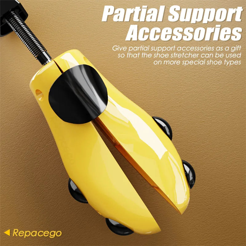 Repacego 1/2Piece Shoe Trees Adjustable Shoe Stretcher Plastic Expander Men Women Unisex Length Width shoes Extender Keeper Heel