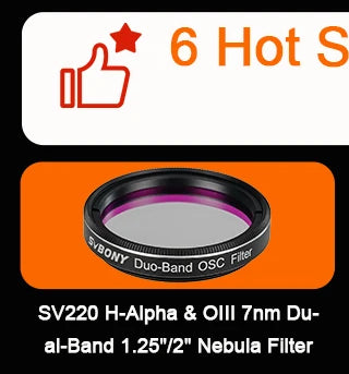 Svbony SV226 Filter Drawer Integrated Molding Nti-Light-Leaking Design with Holder for Filter Mounted Deep Sky Photography