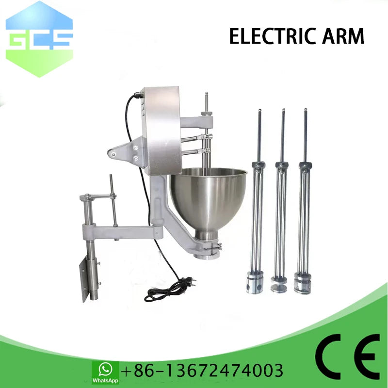 1 set Manual or electric arm for Sweet donut ring with 3 molds Professional Donut Making Machine