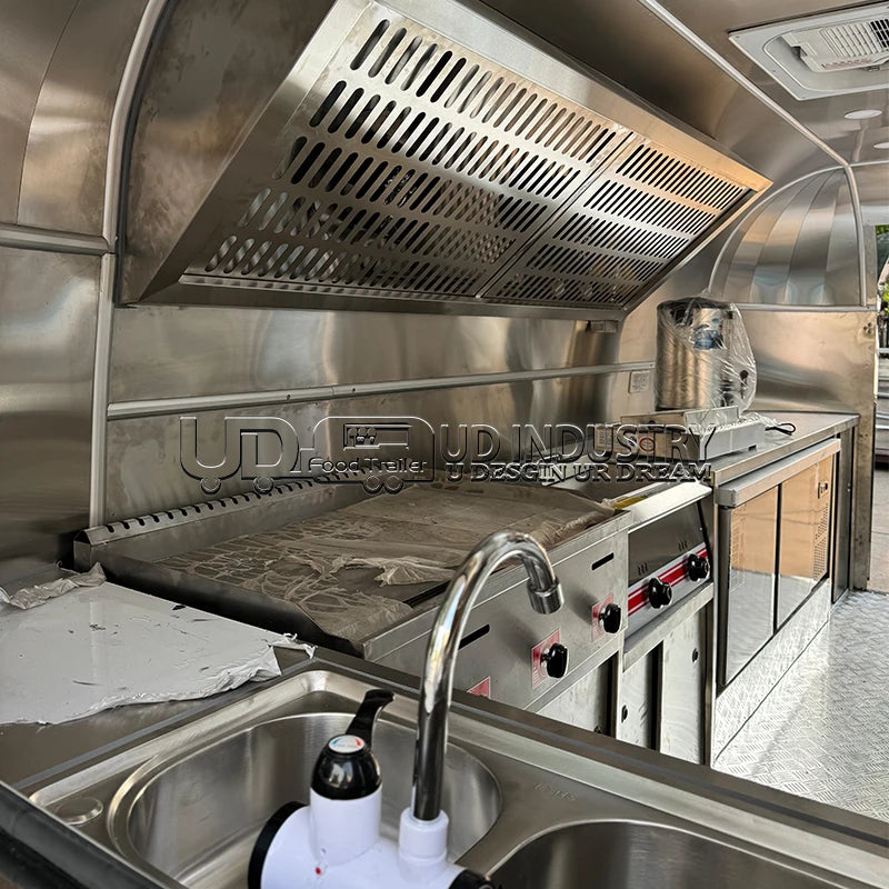 Urdream Custom Concession Catering Mobile Bar BBQ Food Trailer Fully Equipped Ice Cream Coffee Fast Food Truck Sale