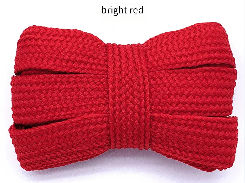 2cm Wider Flat Shoelaces New Casual Sneakers Laces for Shoes Fashion Rope Shoelace 100/120/140/160CM Shoes 1Pair Good