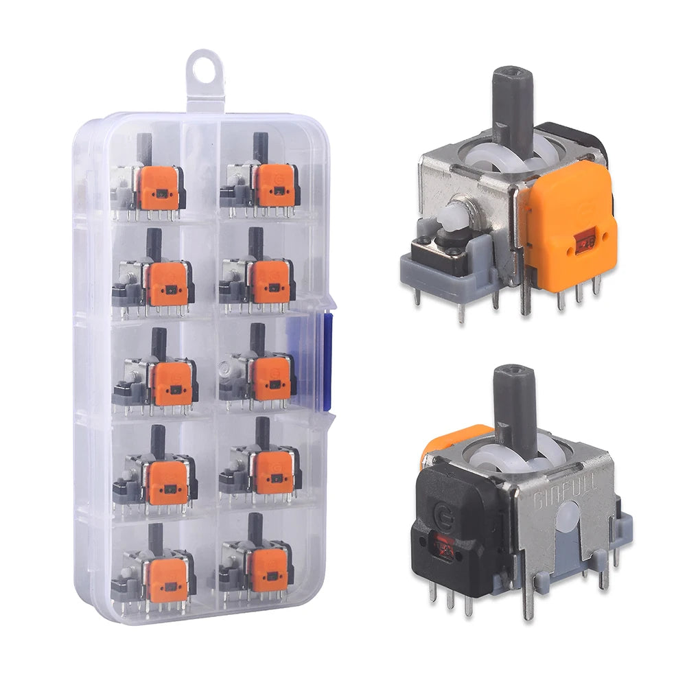 10/20PCS Replacement Hall Effect Joystick 3D Analog Sensor ThumbStick Module Joystick for PS4/PS5/XBox/Switch Controller Repair