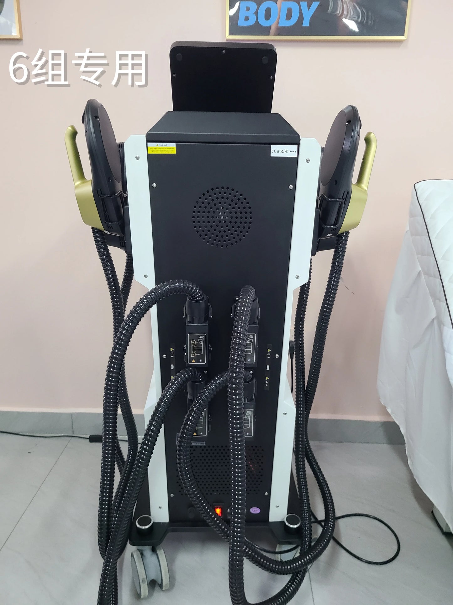 EMS Body Sculpt 6500w EMS Body Slimming Fat Burning Muscle Sculpting Electromagnetic Stimulate Sculpt Therapy Machine