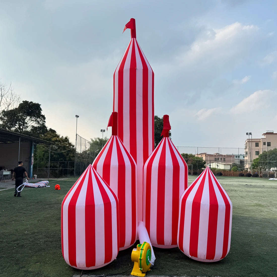 Giant Inflatable Circus Arch Way for Decoration Toys Inflatables Carnival Circus Arch Circus Theme Party Decoration Inflatable