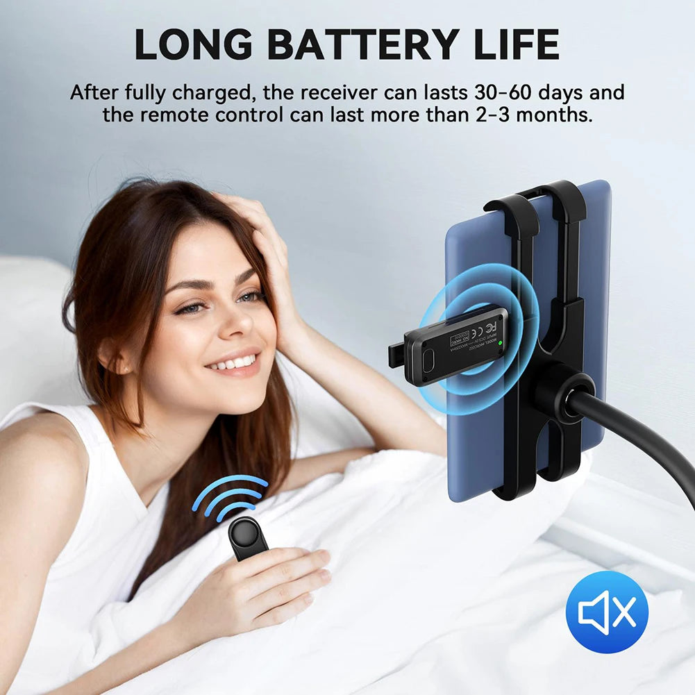 For Kindle Paperwhite Oasis Kobo EReaders RF Remote Control Page Turner Taking Photo Camera Video Recording Remote Trigger