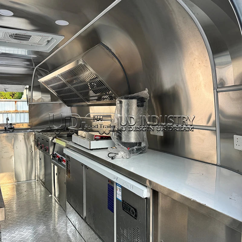 Urdream Custom Concession Catering Mobile Bar BBQ Food Trailer Fully Equipped Ice Cream Coffee Fast Food Truck Sale