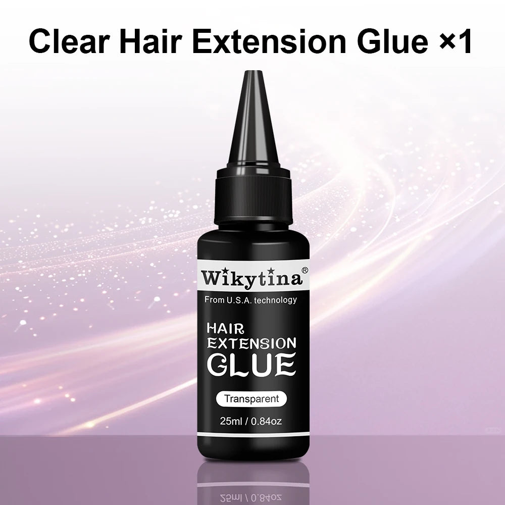 Professional UV Light Hair Extension Kit Complete Tool Set with UV Glue and Remover Machine - High-Quality Salon Styling Tools