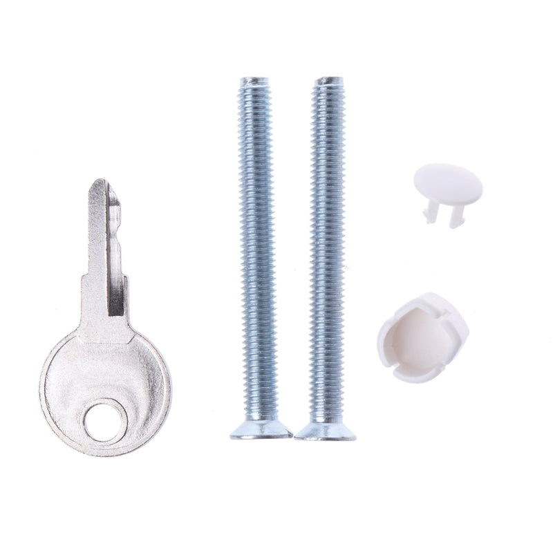 UPVC White Universal Espag Window Handle - Key Locking For Double Glazing
