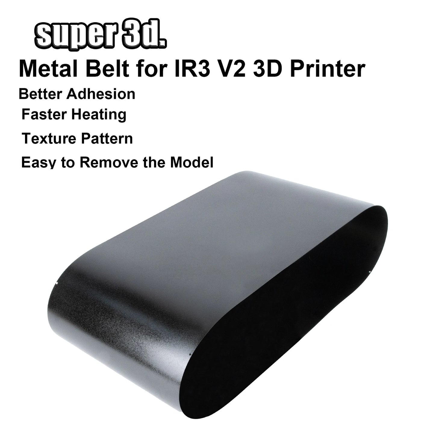 IdeaFormer IR3 V2 Conveyor belt IR3V2 Upgraded Hotbed Black Belt 3D Printer Accessories for Infinite Z-Axis IR3 V2 3D Printers