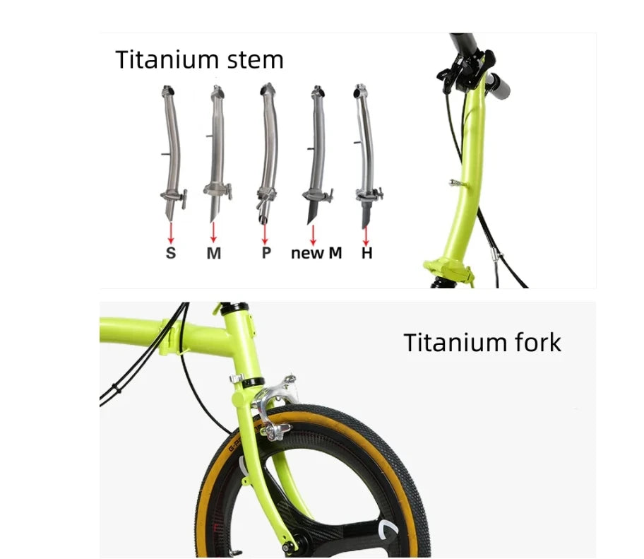 COMEPLAY Full Titanium Tri-fold Bike，Wholesale