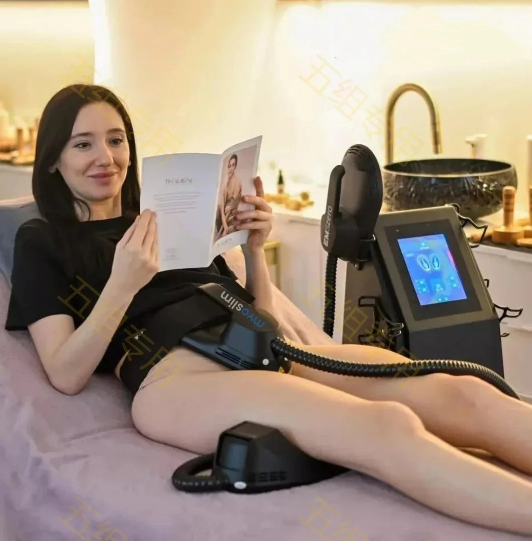MYOslim 6500W 15T 200HZ EMS Neo RF Body Sculpt Machine Nova HIEMT Muscle Building Fat Burning Weight Loss Muscle Stimulation CE