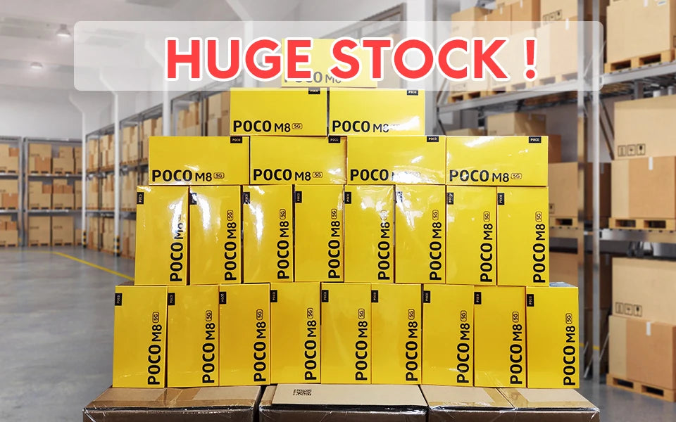 POCO M8 5G Global Version Smartphone Snapdragon® 6 Gen 3 6.77" Flow AMOLED display 5520mAh battery 45W Charging NFC