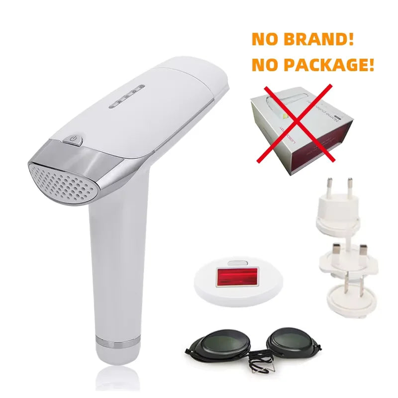 Lescolton IPL hair removal machine special lamp for rejuvenation with two heads for skin enhancement and hair removal.