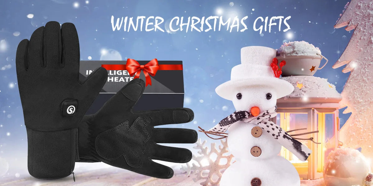 SAVIOR HEAT Heated Mittens Waterproof Electric Heated Skiing Gloves For Men Women Thermal Gloves With Rechargeable Battery Warm