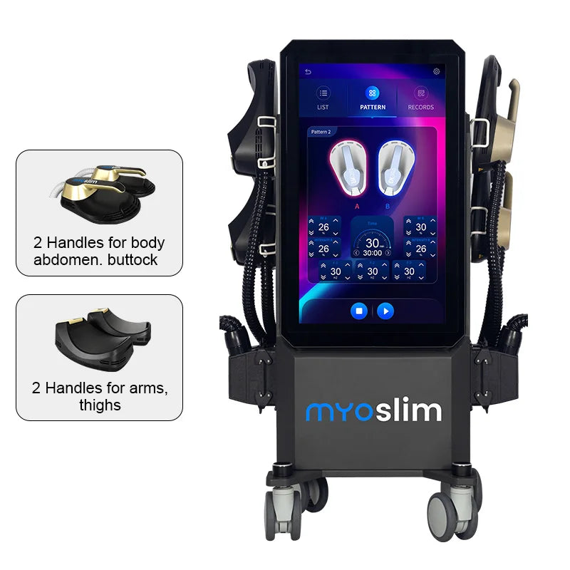 EMS Ultra Body Sculpt Mucsle Stimulator Machine with 4 handle rf Professional 6500w EMS Neo Body Shape Slimming Device
