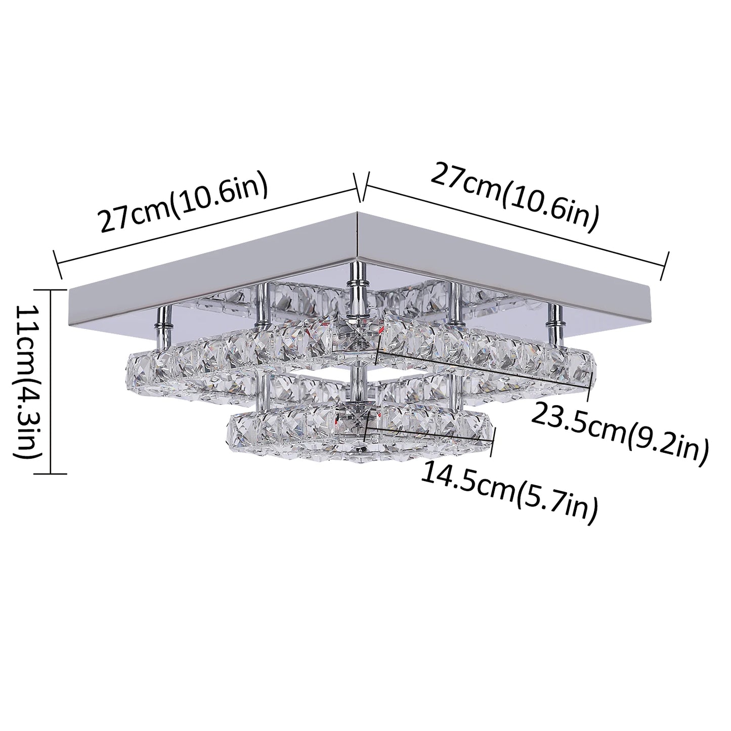 Vetrulus Crystal Chandelier Luxury Living Room Bedroom Ceiling Lights Led Kitchen Light Hanging Lamps Lustre Dining Decorative