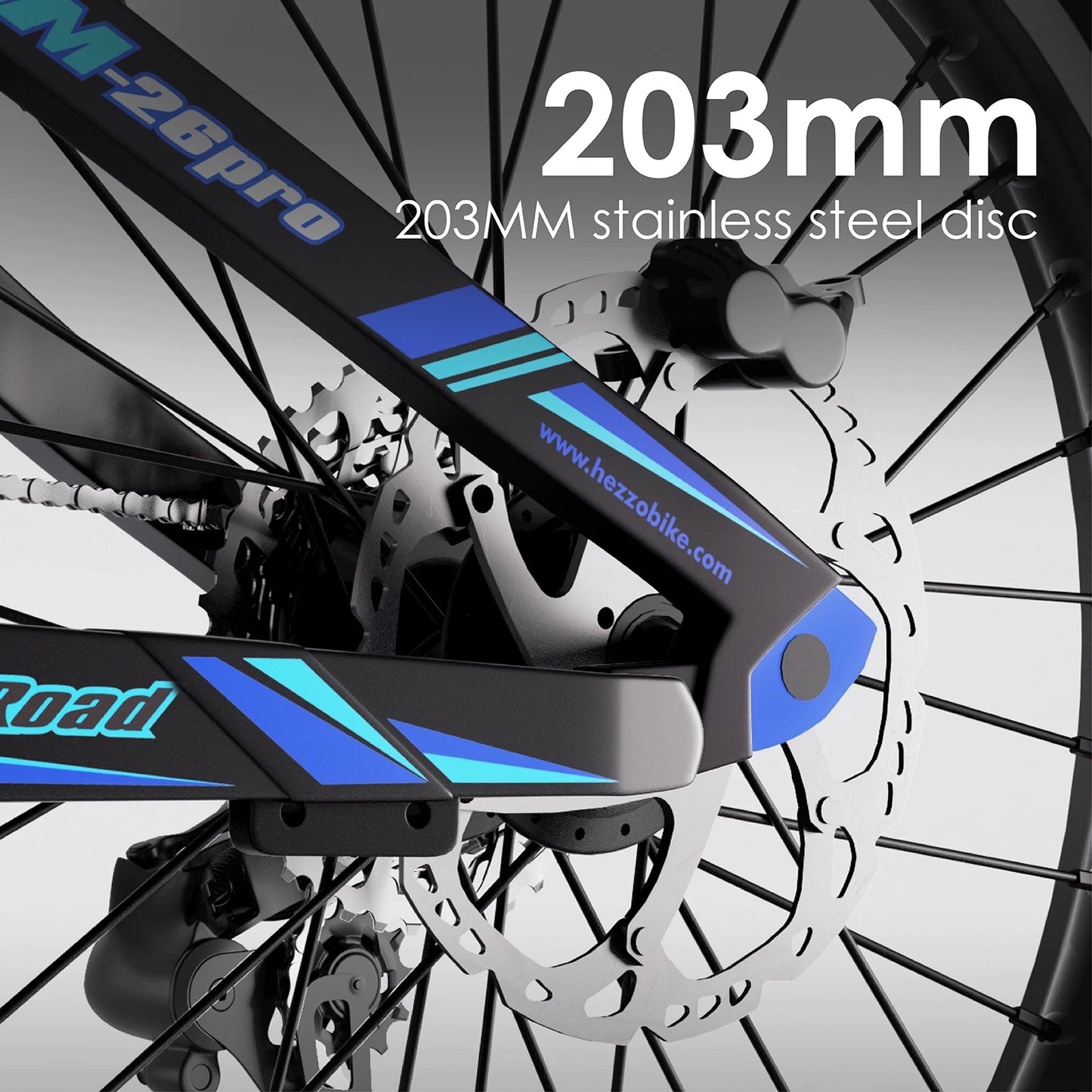HEZZO K9 Electric Bike 1000W motor 52V 21Ah battery160N.m E bike Oil brakes with power-off protection off-road Electric bike