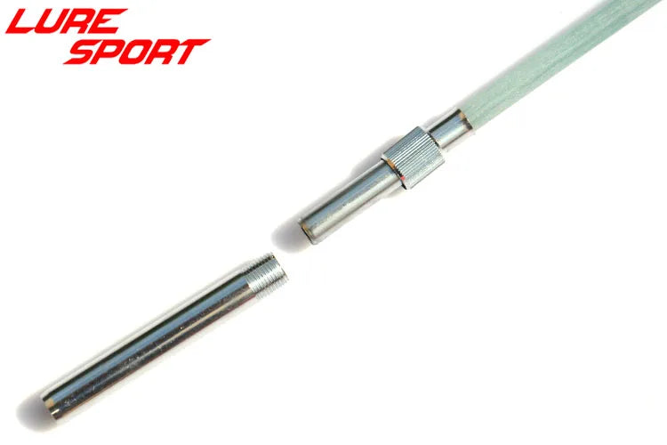 LureSport 5 sets Brass Ferrules Chrome Plated Rod connecting tube Fishing Rod Building Component Repair Pole DIY Accessory
