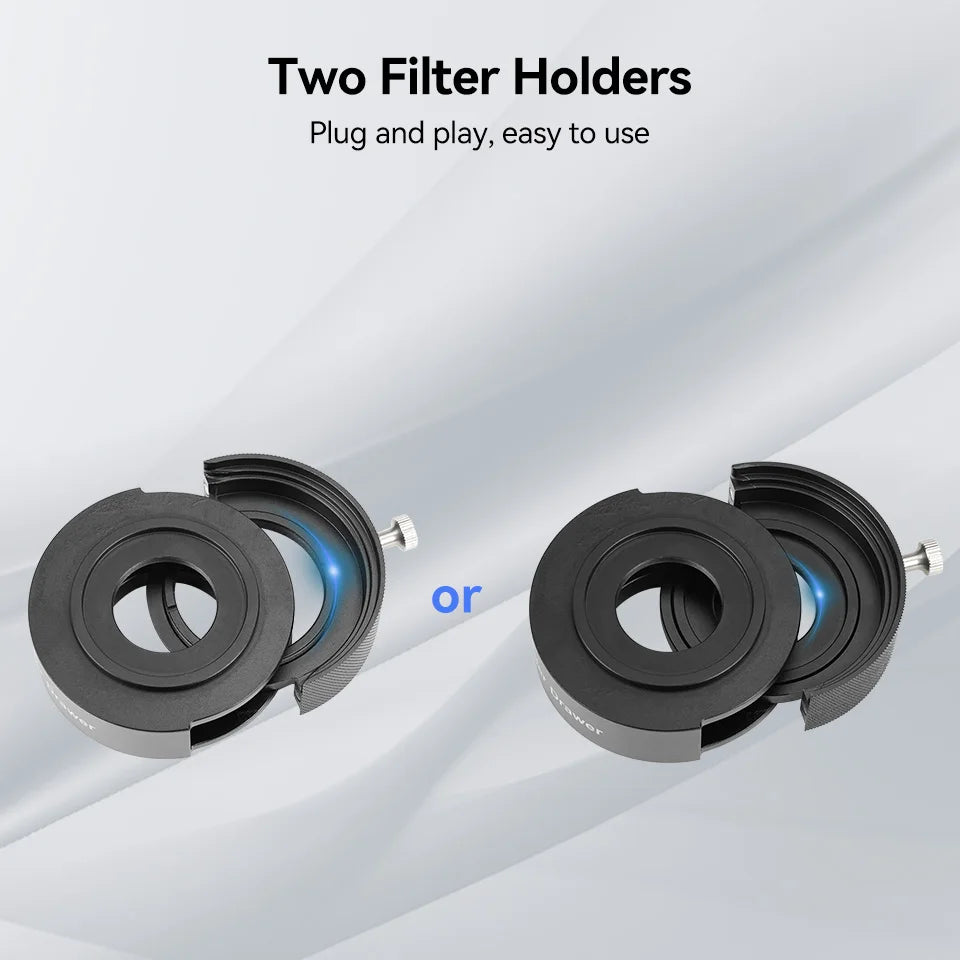 Svbony SV226 Filter Drawer Integrated Molding Nti-Light-Leaking Design with Holder for Filter Mounted Deep Sky Photography
