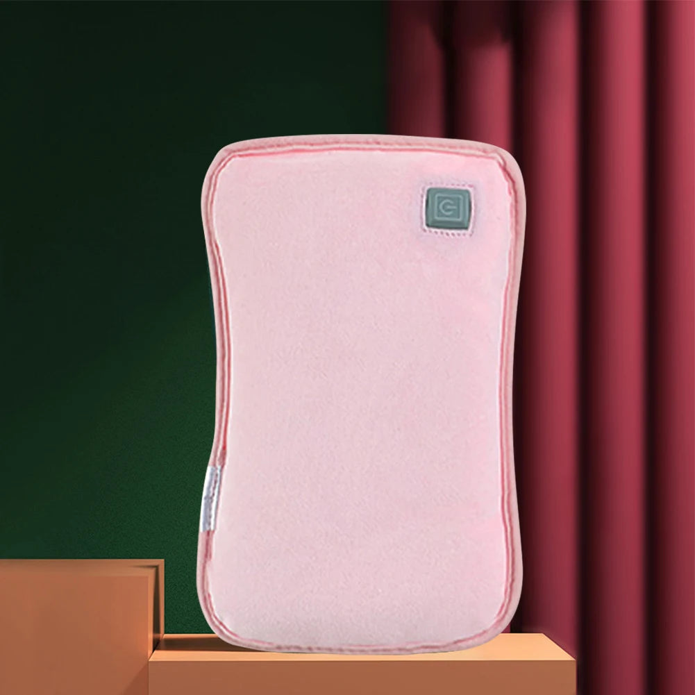 Rechargeable Electric Hot Water Bag Women's Electric Hot Water Bottle Soft flannel Hand Warmer Winter Heated Bag Warming Product
