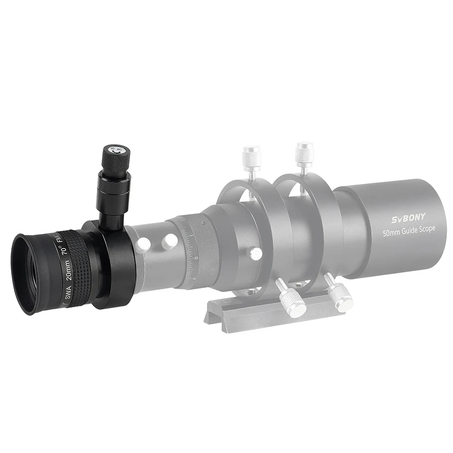 Svbony Telescope Illuminated Single Crosshair Eyepiece 20mm SWA 70° Adjustable for Perfectly Guided Astrophotography SV152