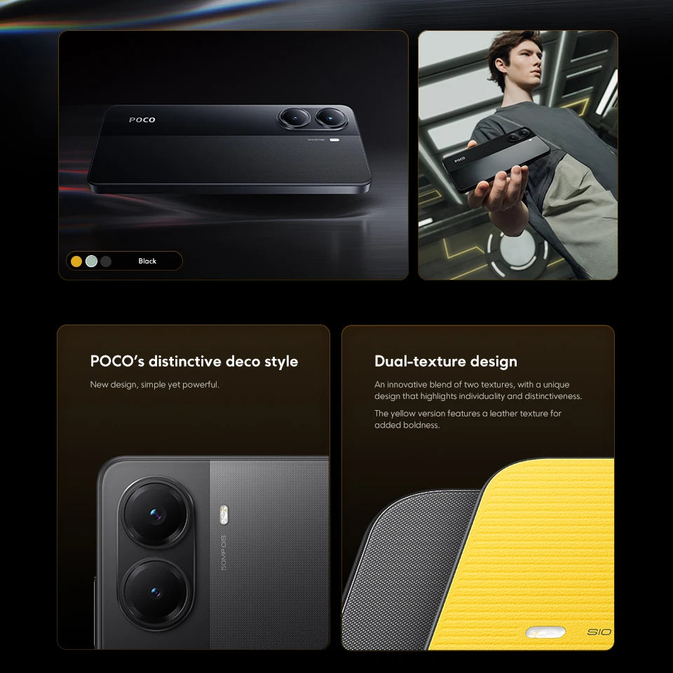 POCO X7 Pro 5G Global Version Mobile Phone 6000mAh 90W HyperCharge 1.5K 120Hz Display IP68 50MP Camera Dimensity 8400-Ultra NFC