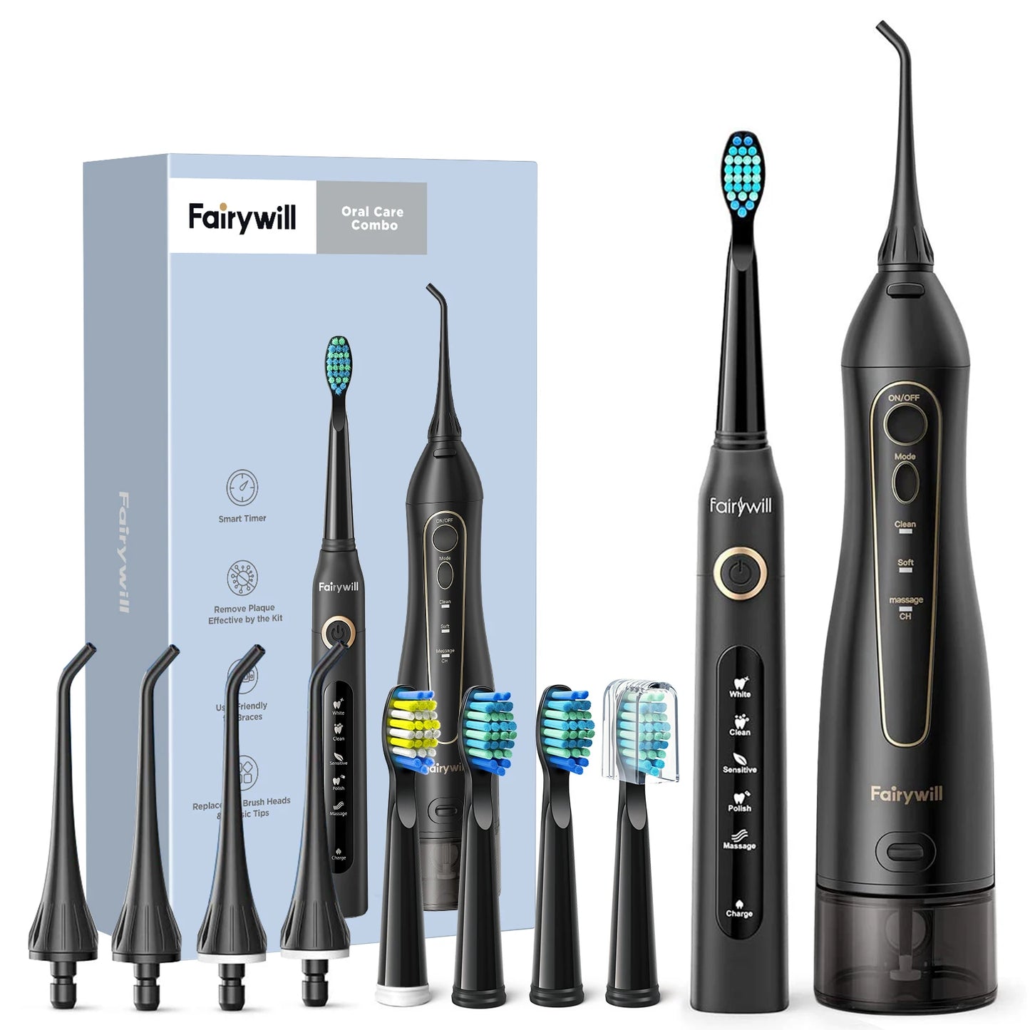 Fairywill Electric Sonic Toothbrush deep cleaning system