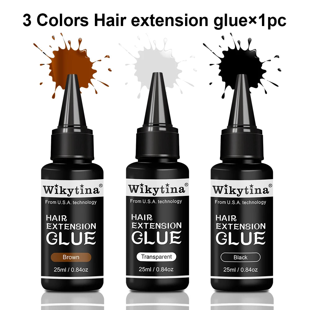 2026 UV Light Hair Extension Tool set Complete Kit with Strong Adhesive Glue And Remover Machine for V-Light Hair Extension tool