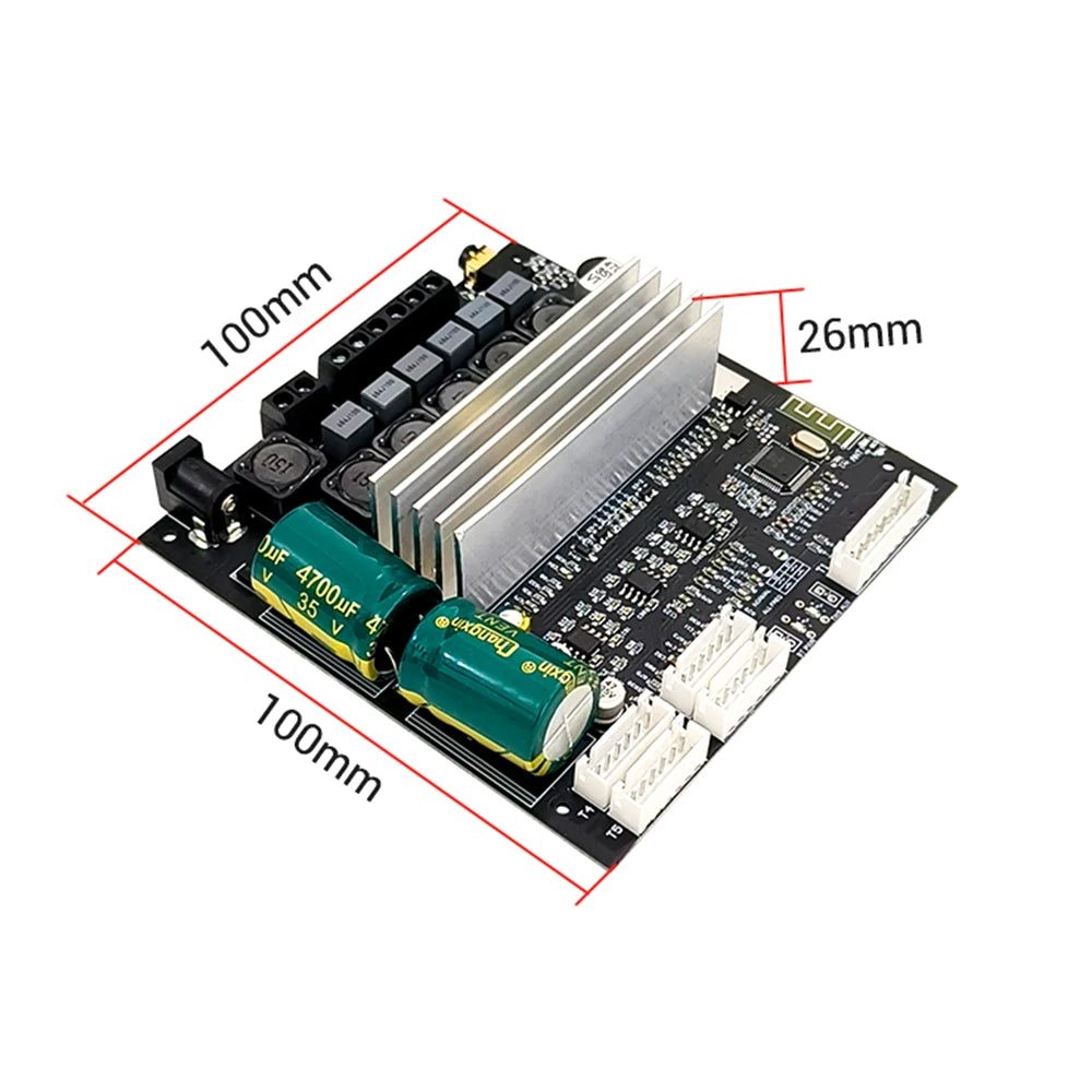 HIFI ZK-TB22/ZK-TB21F TPA3116 50w+50w+100wBluetooth 5.1 Audio Bass Power Amplifier Board Stereo Tweeter Subwoofer With Phone APP