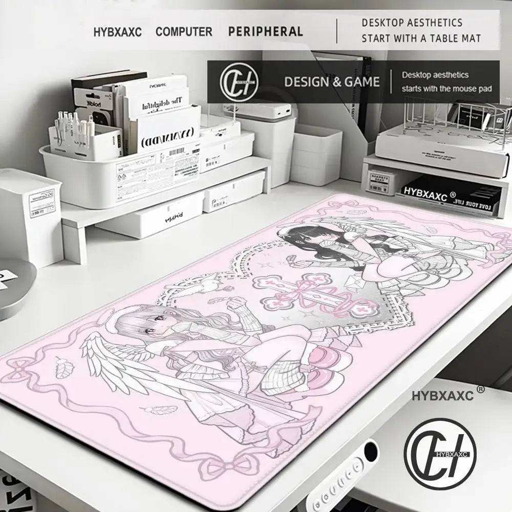 Large Cartoon Mouse Pad Waterproof Gaming Computer Table Mat Kawaii Mouse Mat Desk Costers Office Stationery Desk Organizer
