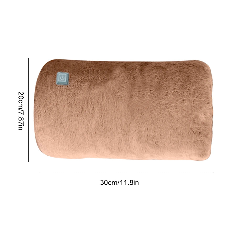 Rechargeable Electric Hot Water Bag Women's Electric Hot Water Bottle Soft flannel Hand Warmer Winter Heated Bag Warming Product