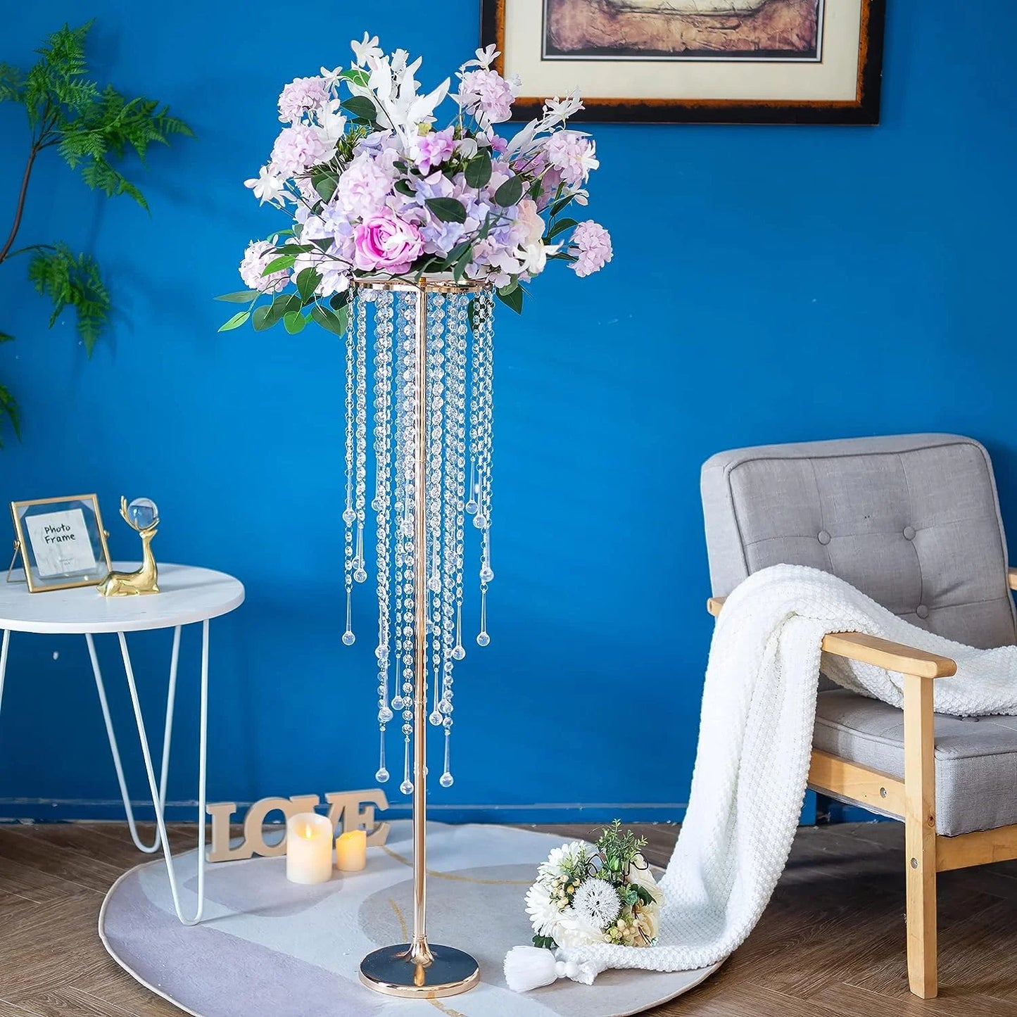 10pcs))Wedding Supplies Table Decoration Geometric Centerpiece Stand Road Lead Flower Stand Arrangement Table Centerpiece