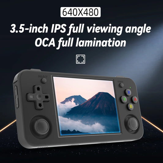 ANBERNIC RG35XX H 64Bit and-held Consoles For Playing Video Games 3.5-inch IPS 640*480 Screen Retro Game Player 3300 mAh Battery