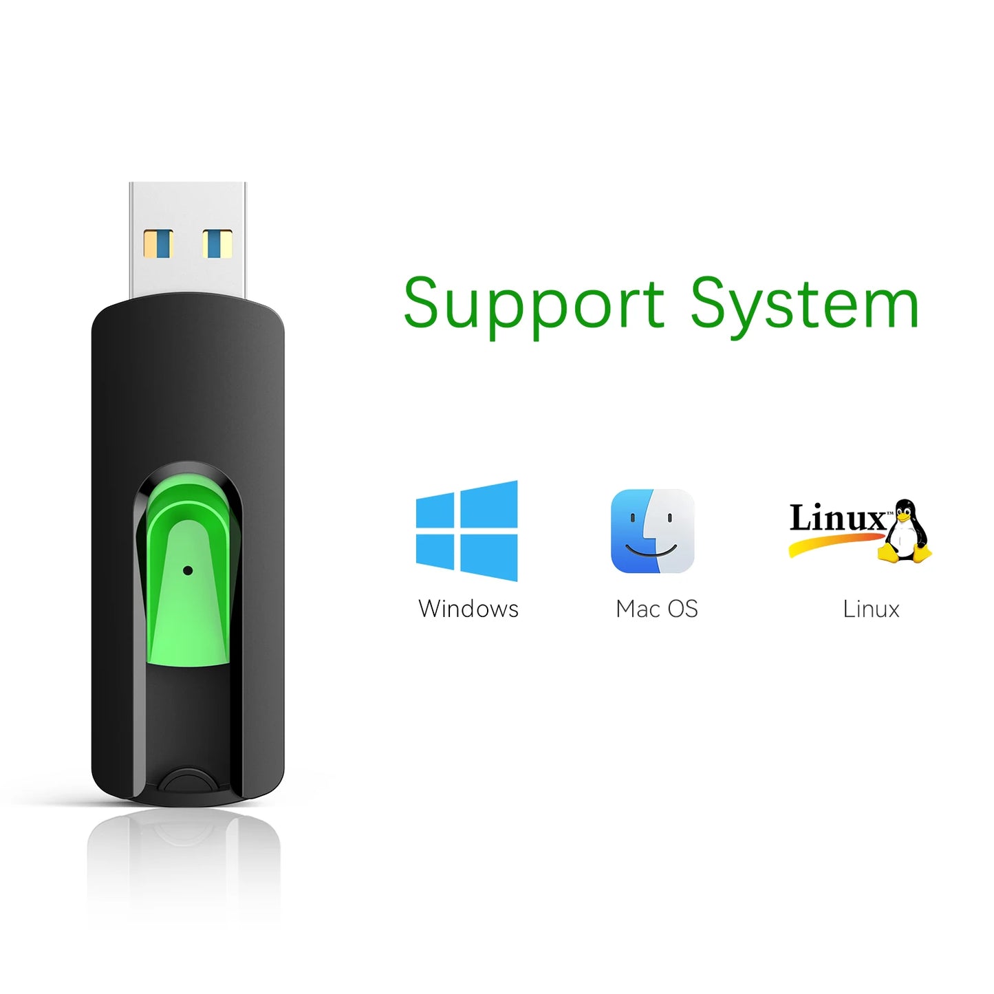 KOOTION U200 5pcs/lot Color Pen Drive 64GB 32GB 16GB 4GB 2GB 1GB Flash Drive Pendrive Waterproof Memoria Usb Flash U Disk Stick