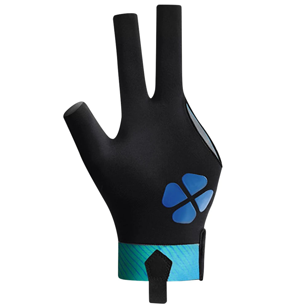 Billiards Glove Left Hand Anti-Slip 3 Finger Snooker Billiard Glove Adjustable Snooker Pool Gloves for Men Billiard Accessories