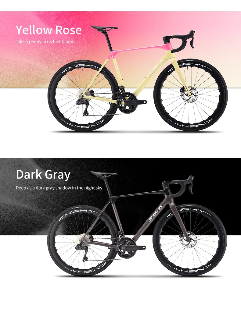 SAVA AEROX SLR8 Full Carbon Fiber Electronic Shift Road Bike Racing Road Bike 7.3kg with SHIMAN0 ULTEGRA 8170 Di2 Kit.
